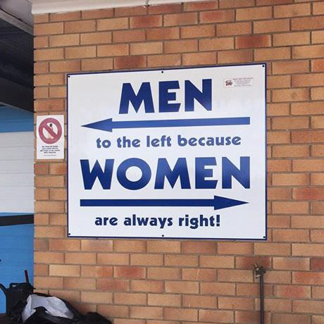 women are always right